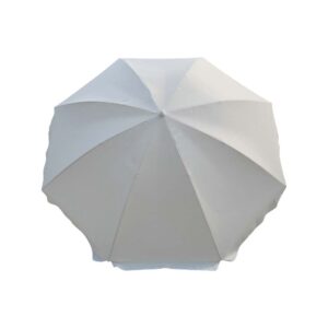 Ομπρέλα Παραλίας 2m 180gsm 8 Ακτίνες 4mm Λευκή