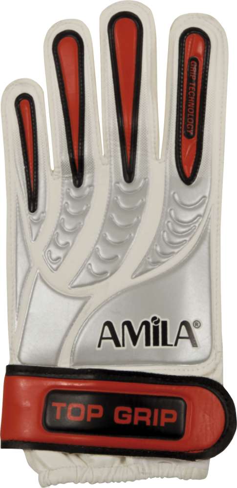 Amila Top Grip 83503 Γάντια Τερματοφύλακα Ενηλίκων Λευκά Μέγεθος 8