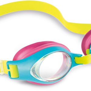 Παιδικά Γυαλιά Κολύμβησης INTEX Junior Goggles Κίτρινο-Ροζ-Μπλε