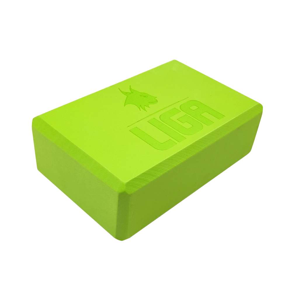 Yoga block – (green) LIGASPORT*