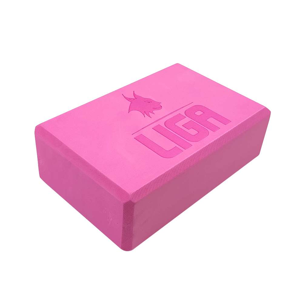 Yoga block – (pink) LIGASPORT*
