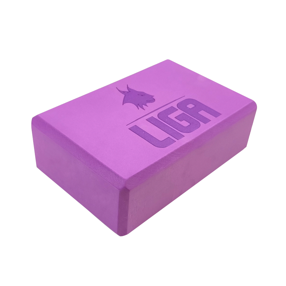 Yoga block – (purple) LIGASPORT*