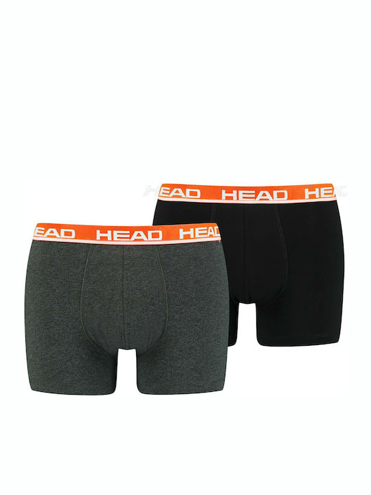 HEAD BASIC BOXER 2Pack Grey/Red (701202741-011)