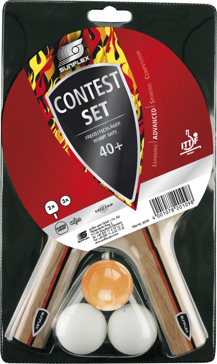 Σετ Ping Pong Sunflex Contest (2 ρα...